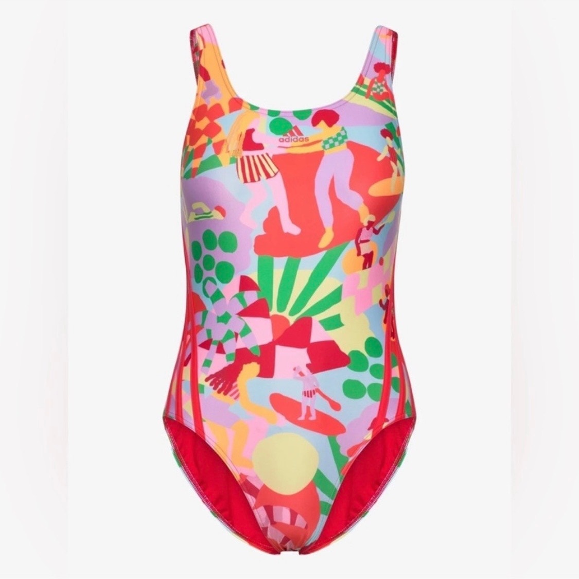 Farm Rio Swimsuit Colab with Adidas size 12