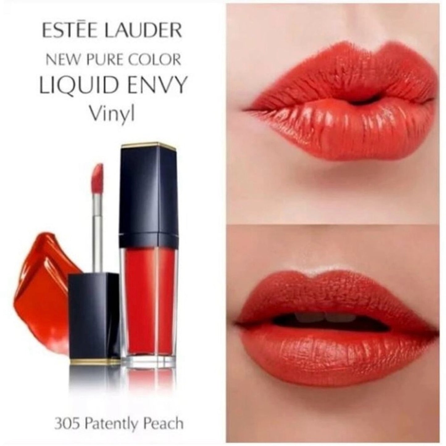 Estée Lauder Pure Color Envy
Liquid Vinyl Lip Color 305 Patently
Peachy New