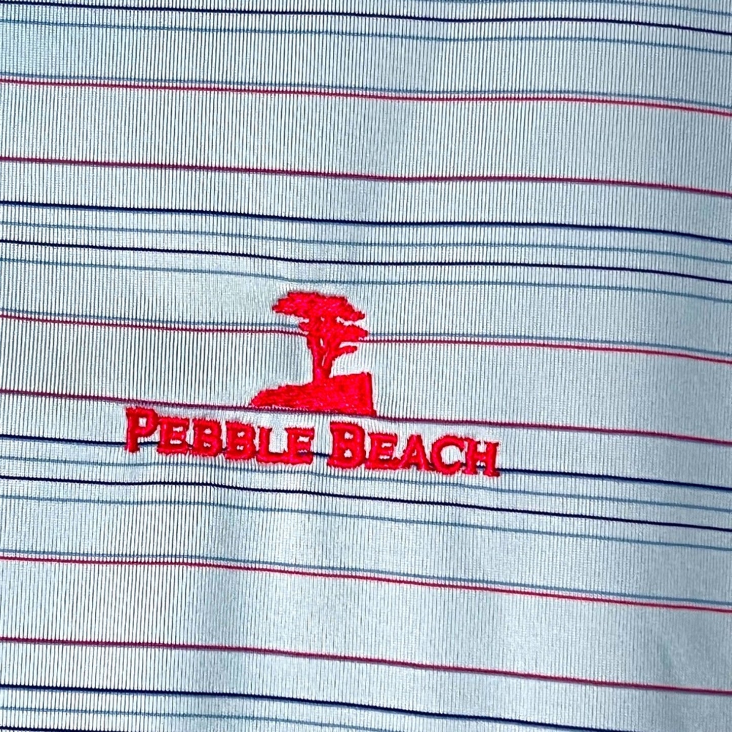 Pebble Beach 🏌️‍♂️Golf Polo Stipped Shirt Bundle size 2XL