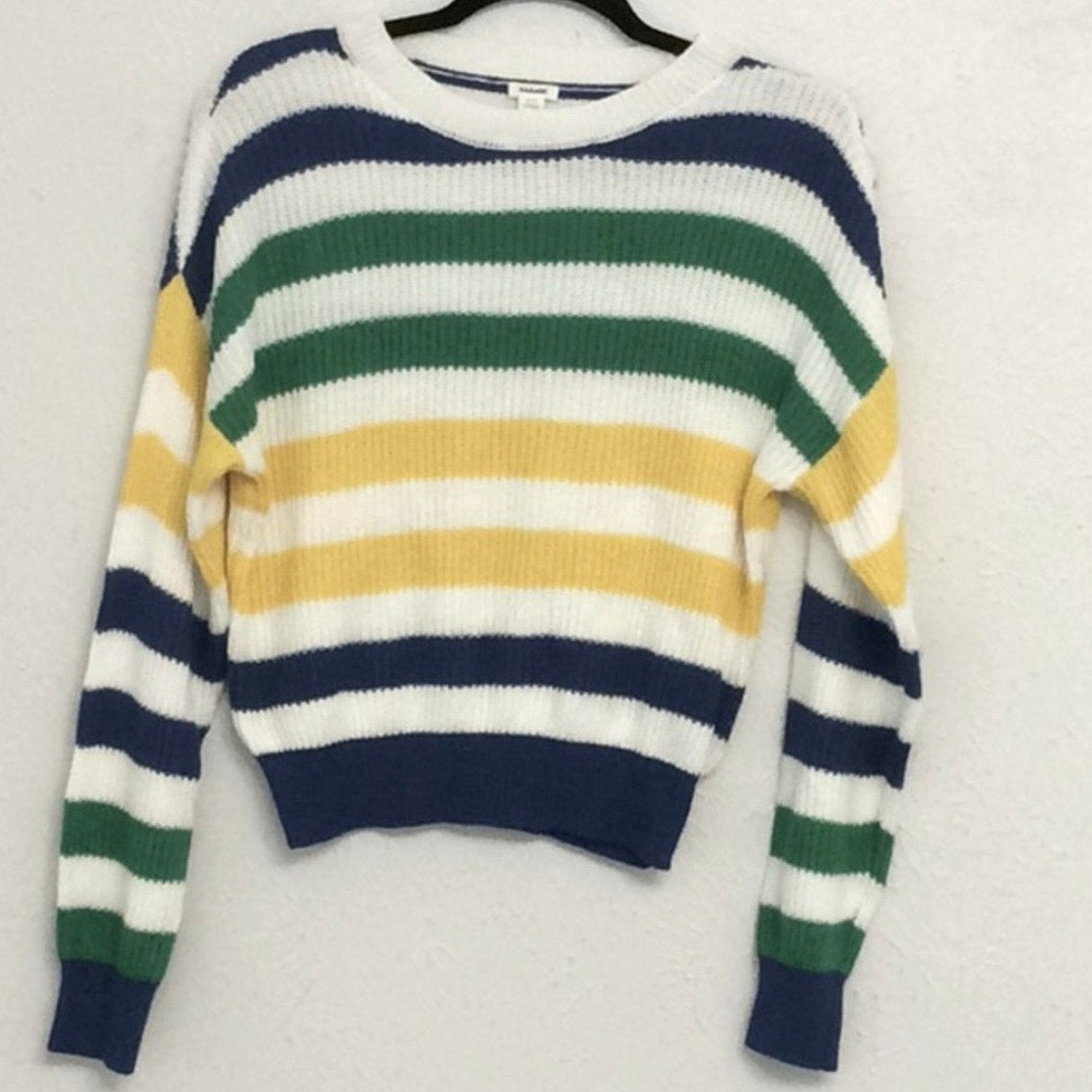 Garage Long Sleeve Striped Sweater Petite Small