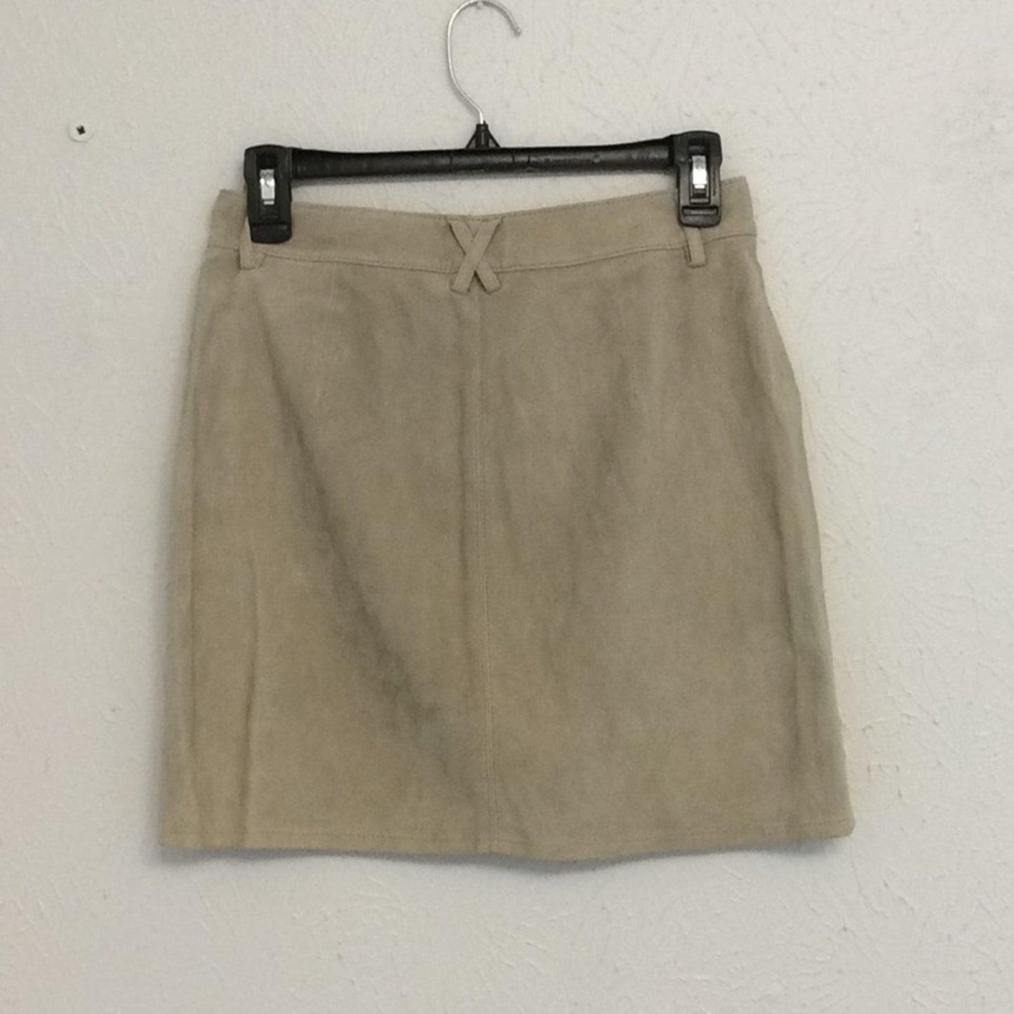 Avec Les Filles Suede Button Down Skirt Size 6