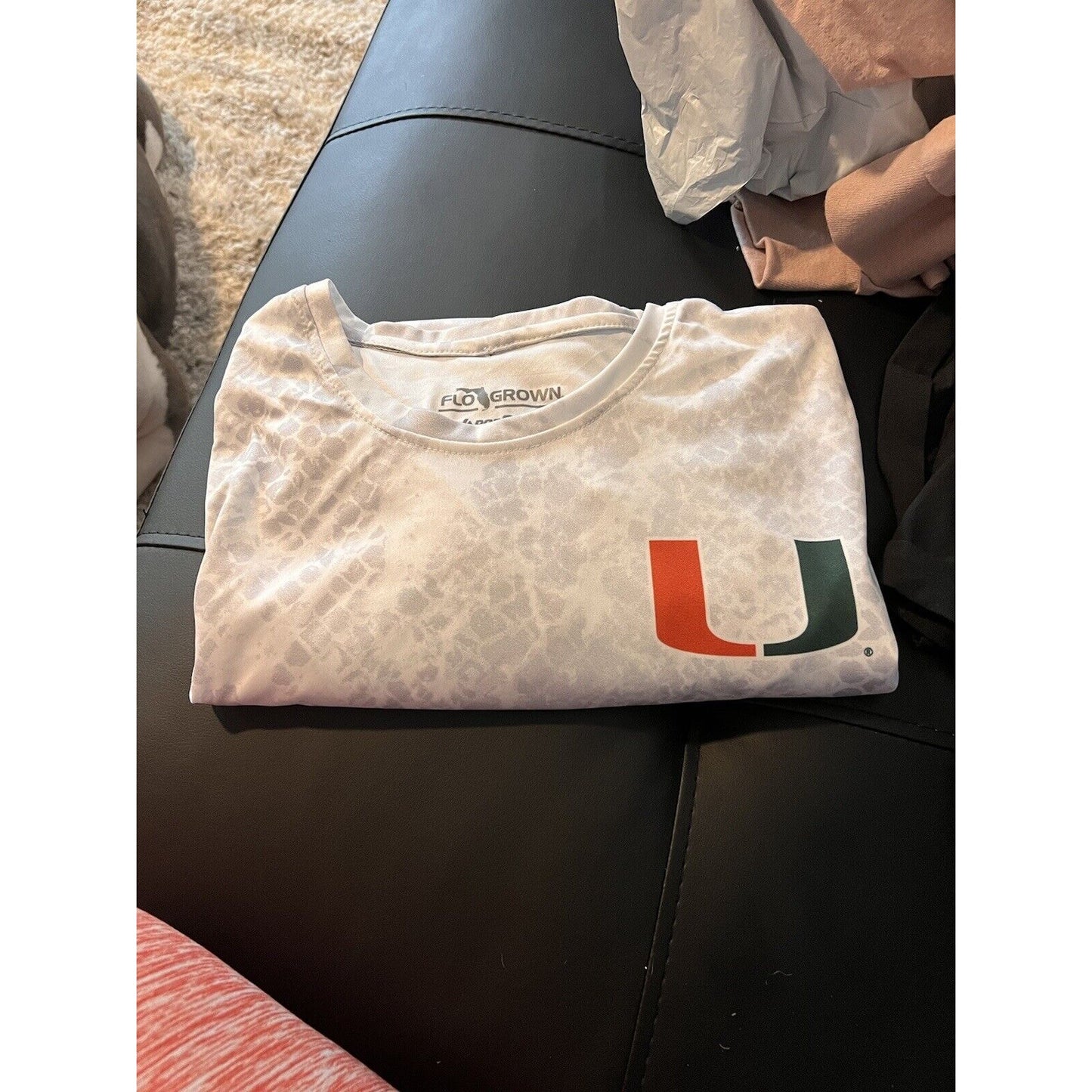 Flo Grown Men's Long Sleeve UV Camo Miami Hurricanes