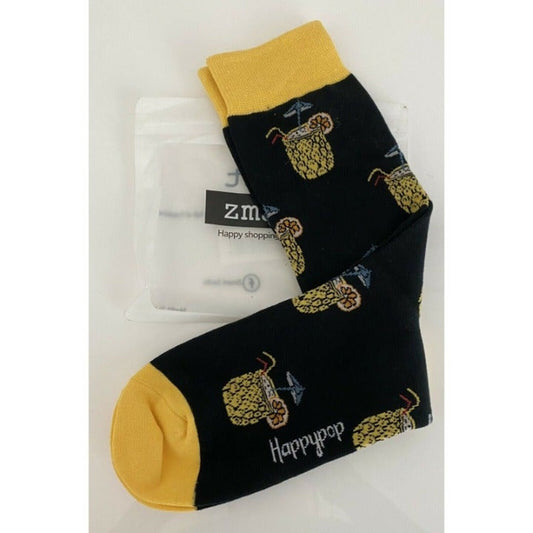 Zmart Novelty Mens Socks Pineapples