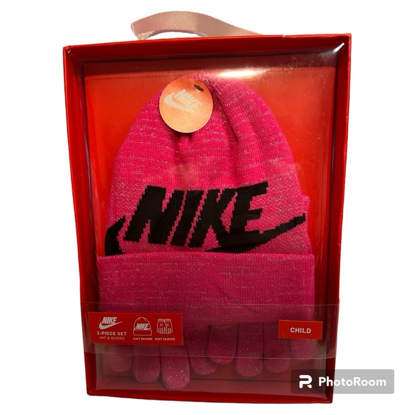 Nike kids hat and gloves set