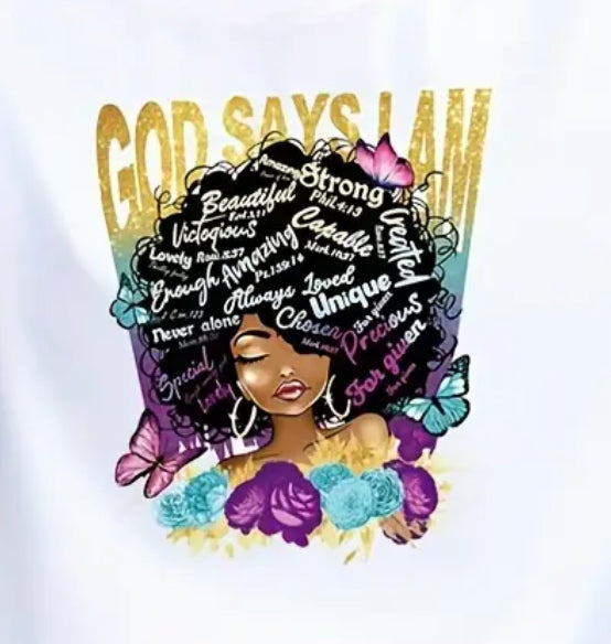 Custom T-shirts African American Women