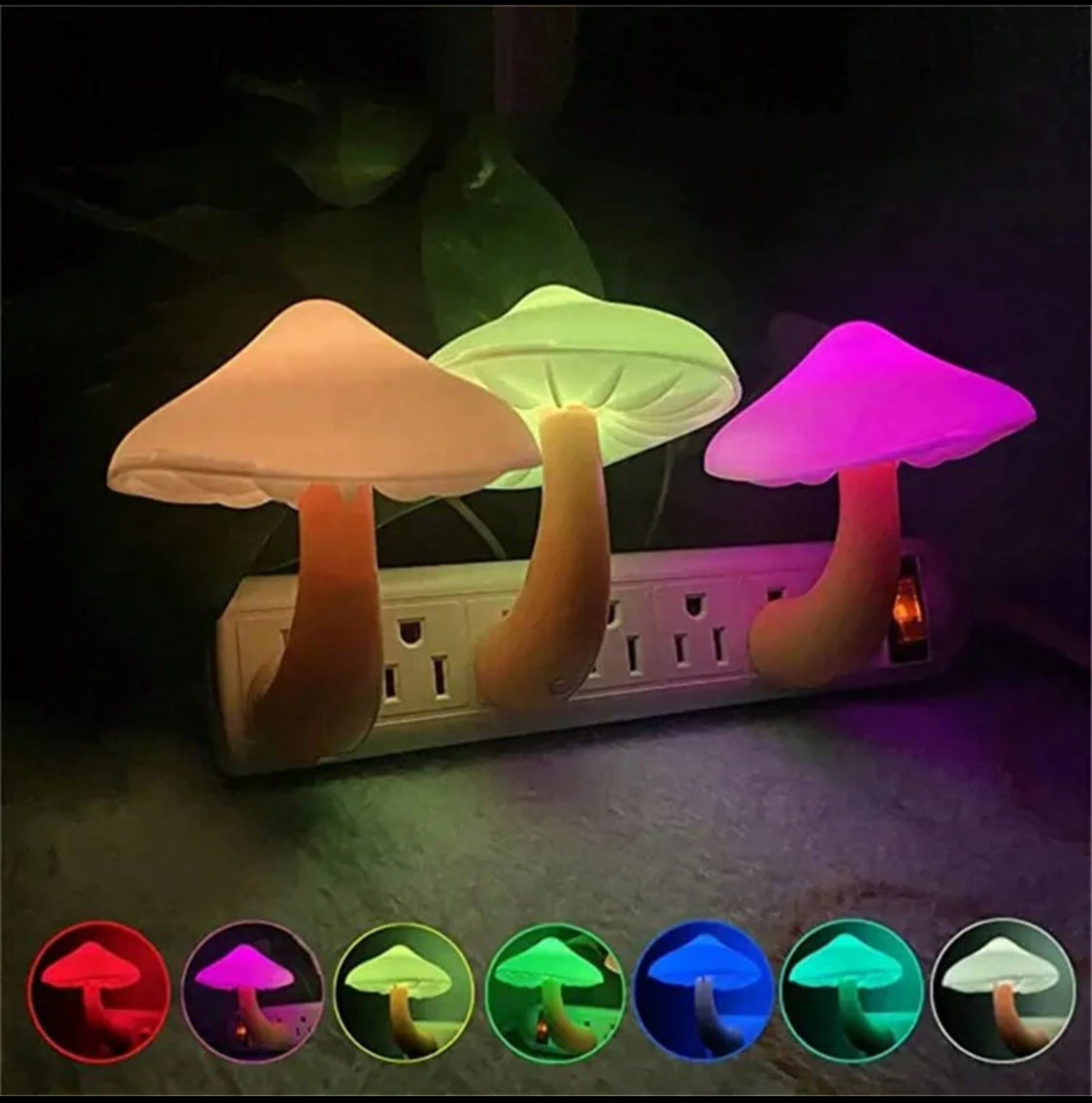 Mushroom plug in light