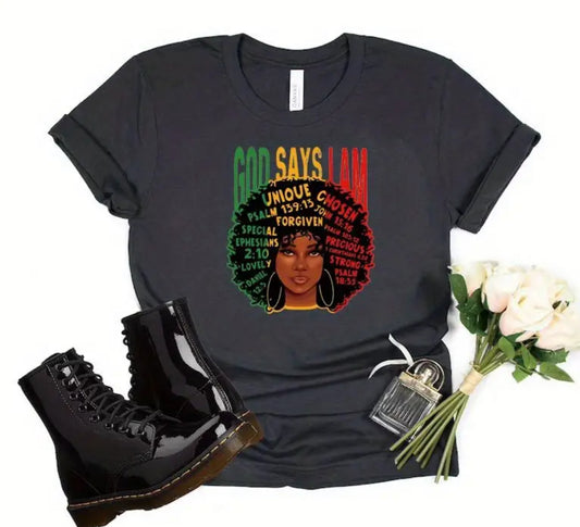 Custom T-shirts African American Women