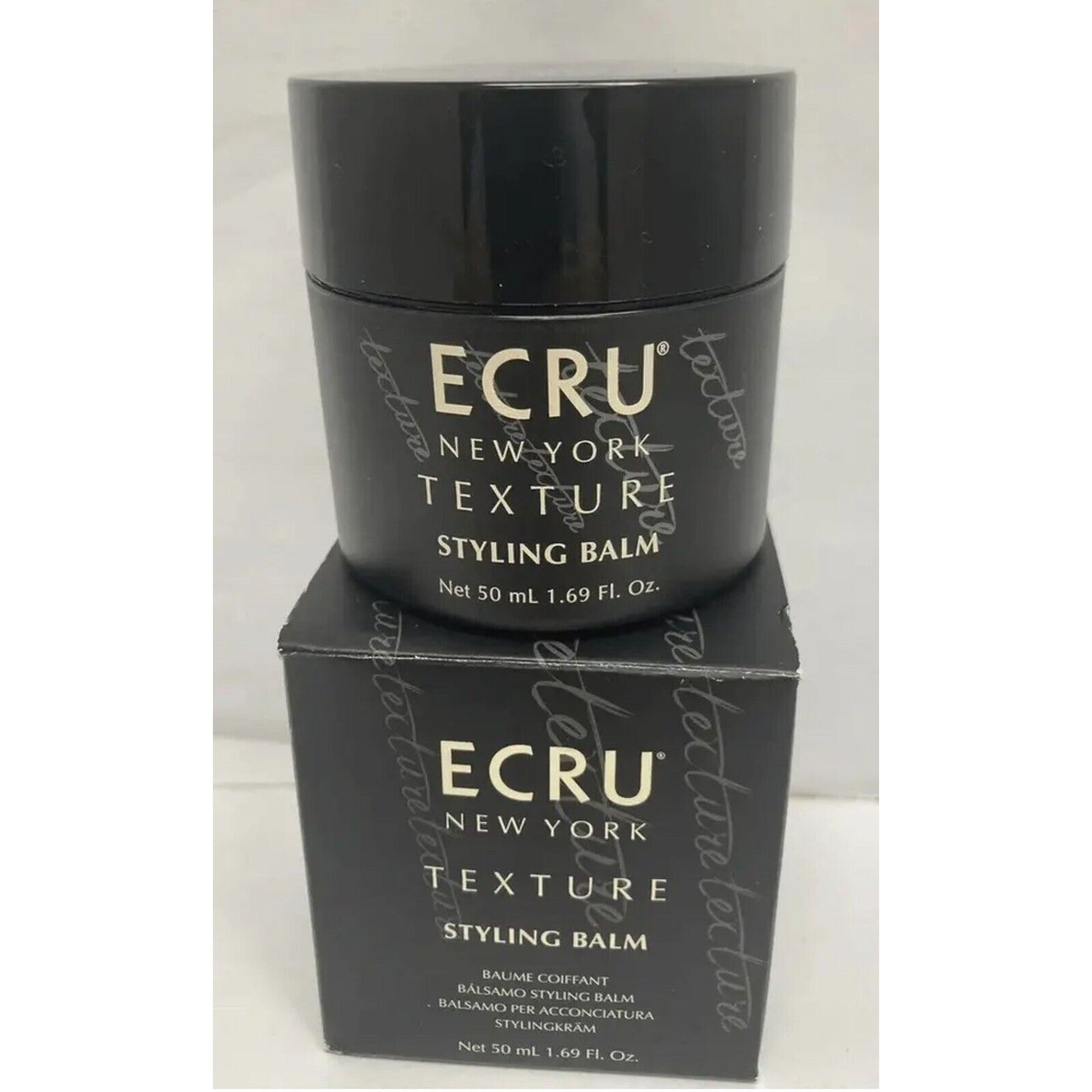 NIB ECRU New York Texture Styling Balm Net 50ml 1.69 Fl Oz.