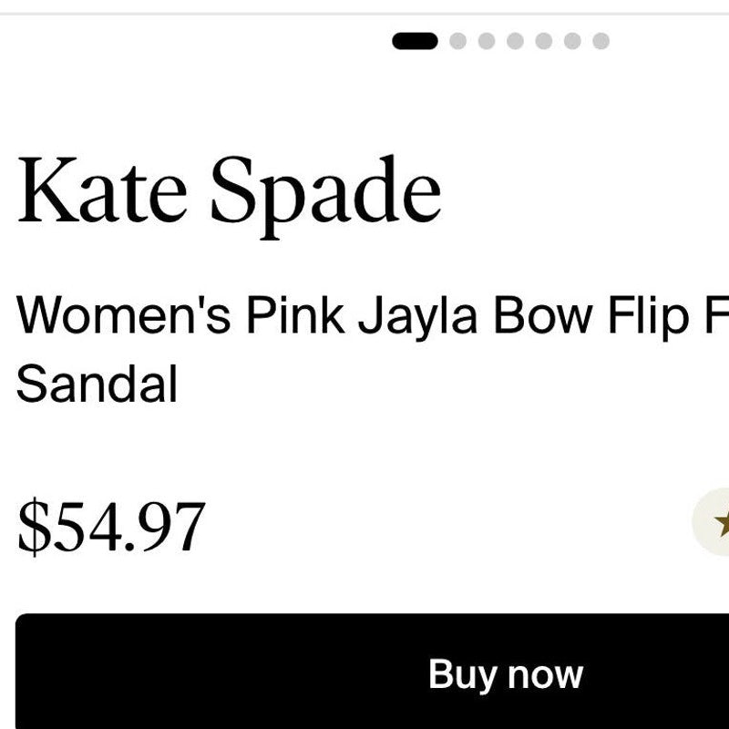 Kate Spade ♠️ Hot Pink Jayla Flip Flop Sandal Size 7