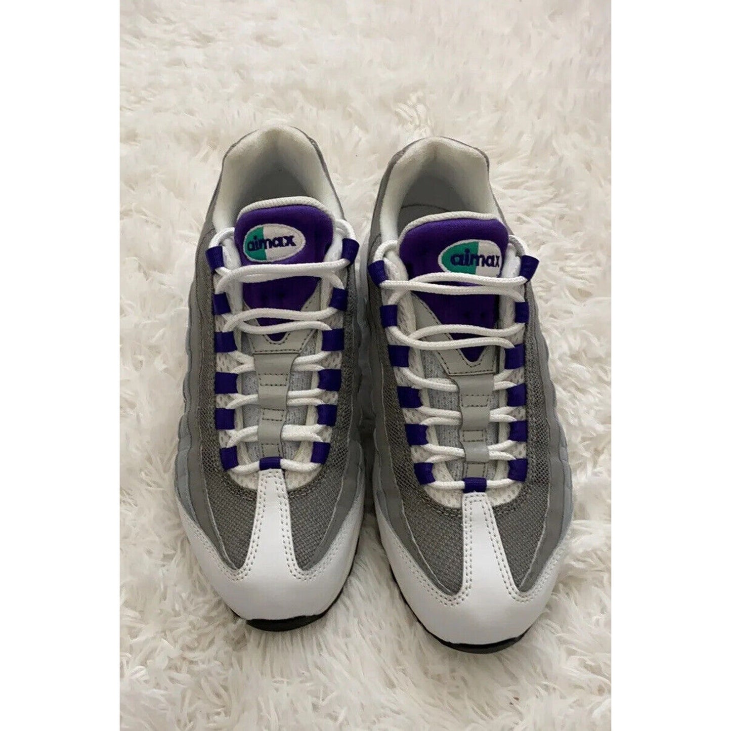 Womens Air Max 95 Grey Purple sz 8.5 Sneakers