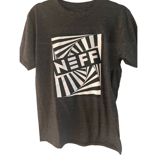 Neff Basic Crew Neck Short Sleeve T-Shirt Size Small Hypnotic Gray