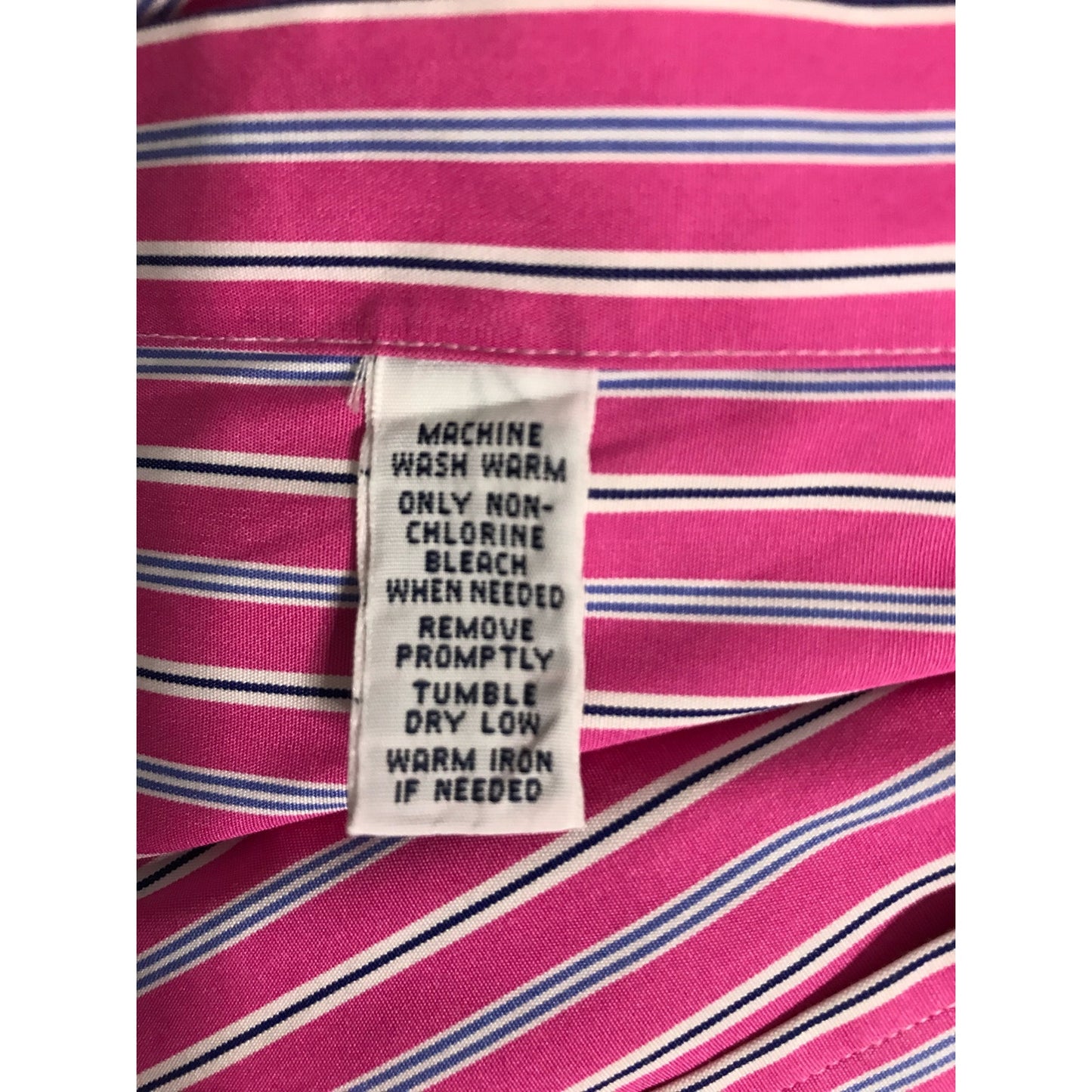 Polo Ralph Lauren Classic Button Down Shirt Men’s XL Short Sleeve Pink Striped